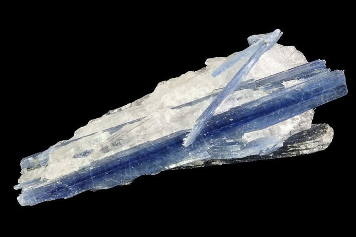 Vibrant Blue Kyanite Crystal Cluster - Brazil #95581